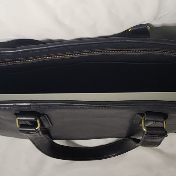 Vintage Coach Marketing Tote | Black Leather Briefcase | Made in NYC - Picture 5 of 6